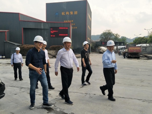 【管理纵横】抢抓机遇 放眼未来 ——九游会j9网站集团董事长来连毛赴杭构?砼二分公司视察指导工作