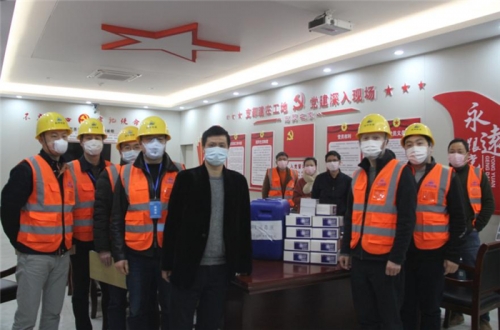 【防疫复工两手抓】九游会j9网站集团所属杭安公司领导赴之江实验室一期工程—园区工程（西区）机电安装项目部调研检查疫情防控和复工工作