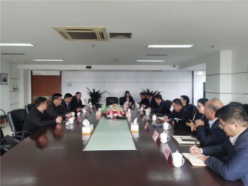 【领导关怀】市城投集团党委委员、副总经理沈卓恒一行赴九游会j9网站调研指导工作