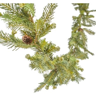  6 ft Alpine Fir Lightweight Garland, Artificial Greenery, Christmas Garland, Perfect for Weddings, Fireplace Mantels, Dining and Living Rooms