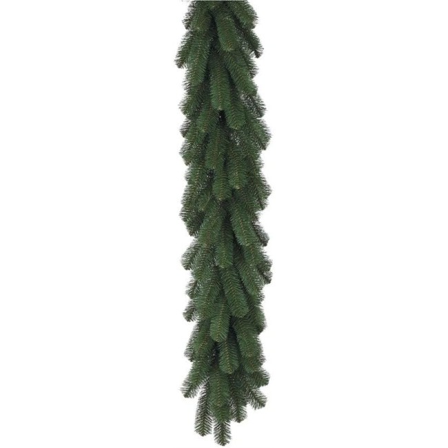  9 ft Douglas Full Pine Garland, Artificial Greenery, Seasonal Holiday Decor, Perfect for Weddings, Fireplace Mantels, Dining and Living Room