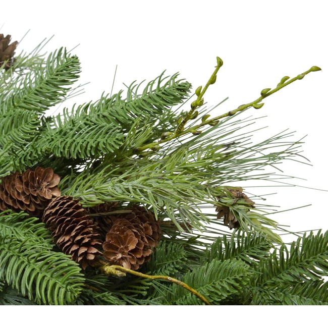 Northlight - Pine Cone and Cedar Artificial Christmas Wreath - 32-Inch, Unlit