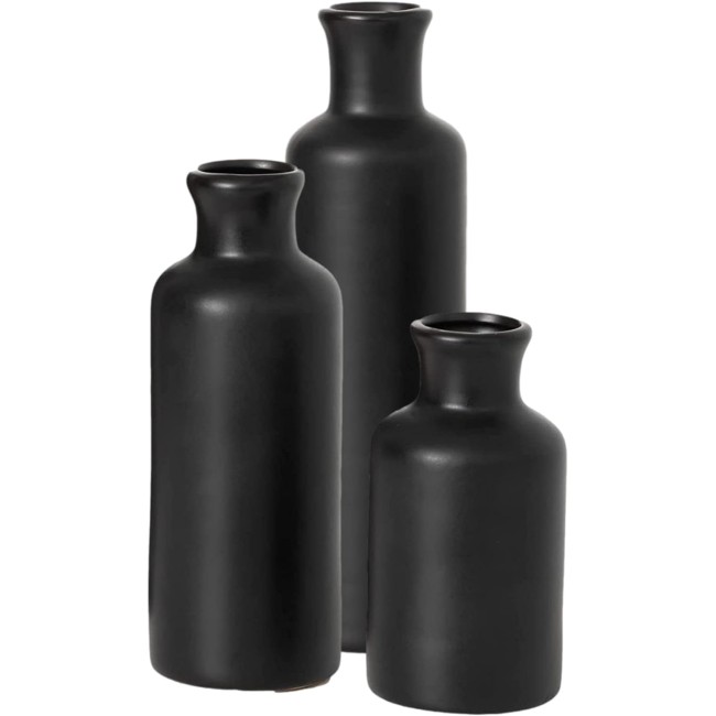  Ceramic Vase Set, Modern Home Decor, Decorative Vase, Vases for Your Kitchen, Bedroom, Office, Living Room, Bathroom, & Shelf Decor, Centerpiece Table Decorations, Small Vases (CM3038)