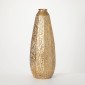 Gilded Hammered Tall VASE