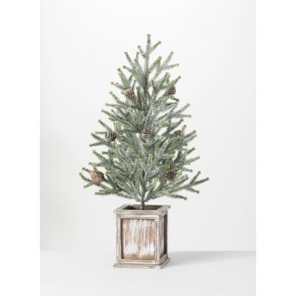  2 Foot Potted Green Pine Artificial Tree, Christmas Décor Trees, Holiday Decor, Christmas Tabletop Trees, Mantle Decor, Christmas Decorations