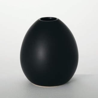  Black Matte Vase, Ceramic Flower Vase, Modern Home Decor, Vases for Flowers, Kitchen, Living Room, and Office Decor