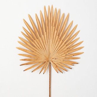  Giant Beige Fan Palm Leaf, 36-Inch Artificial Fake Leaf Flower, Lifelike Centerpiece for Home, Office, Weddings and Gifts Decor