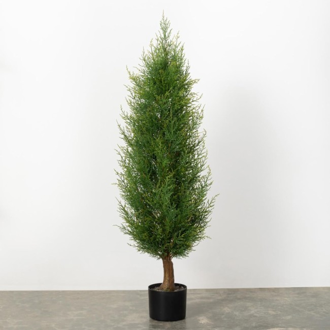  48 Inch Cedar Arborvitae Tree, Everyday, Artificial Trees, Fake Indoor Tree, Artificial Greenery Décor, Living Room, Office, Entryway, Home Décor