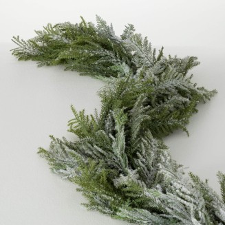  5' Norfolk Island Cedar Garland, Christmas Decor, Artificial Greenery, Perfect for Fireplace Mantels, Dining and Living Rooms