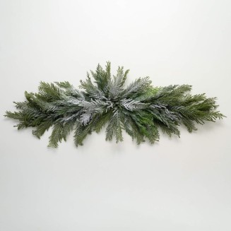  50" Norfolk Island Cedar Swag, Christmas Decor, Artificial Greenery, Perfect for Fireplace Mantels, Dining and Living Rooms