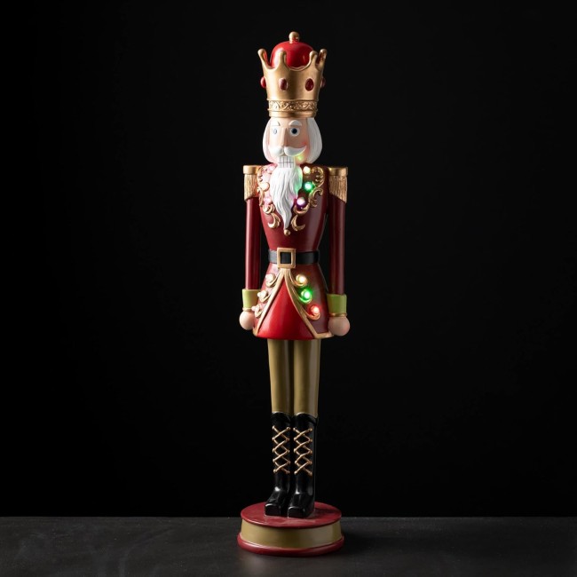  Tall Regal Nutcracker Figure, Christmas Decorations, Holiday Home Decor for Bookshelf, Tabletop and Mantel Décor and Gifts